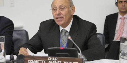 Chairperson of the UN Committee against Torture Claudio Grossman. UN Photo/Evan Schneider