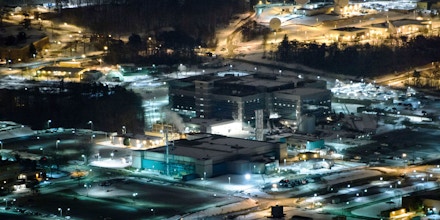 A helicopter view of the National Security Agency January 28, 2016 in Fort Meade, Maryland. / AFP / Brendan Smialowski        (Photo credit should read BRENDAN SMIALOWSKI/AFP/Getty Images)