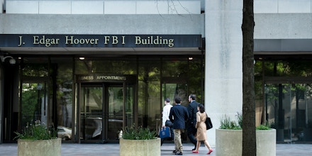 A view of the J. Edgar Hoover Building, the headquarters for the Federal Bureau of Investigation (FBI), on May 3, 2013 in Washington, DC. The FBI announcement that it will move its headquarters has sparked fierce competion in the Washington DC area with bordering states Maryland and Virginia competing to have the FBI find a new home in their jurisdictions.     AFP PHOTO/Brendan SMIALOWSKI        (Photo credit should read BRENDAN SMIALOWSKI/AFP/Getty Images)