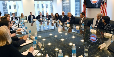 Tech CEO's meets with President-elect Donald Trump at Trump Tower December 14, 2016 in New York . / AFP / TIMOTHY A. CLARY        (Photo credit should read TIMOTHY A. CLARY/AFP/Getty Images)