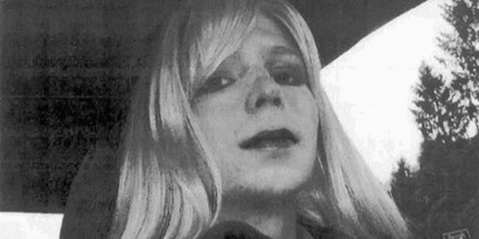 FILE - In this undated file photo provided by the U.S. Army, Pfc. Chelsea Manning poses for a photo wearing a wig and lipstick. A military prison psychologist is refusing to recommend that Manning’s gender be officially changed to female on her Army employee-benefits file. Lawyers for the transgender solider imprisoned for leaking classified information made the assertion in a federal court filing Monday, Dec. 5, 2016, in Washington. (U.S. Army via AP, File)