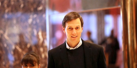 NEW YORK, NY - NOVEMBER 18: Jared Kushner, the son-in-law of President-elect Donald Trump, walks through the lobby of Trump Tower on November 18, 2016 in New York City.  President-elect Trump and his transition team are in the process of filling cabinet and other high level positions for the new administration.  (Photo by Spencer Platt/Getty Images)
