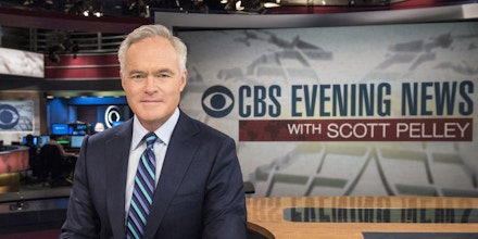 NEW YORK - MARCH 23: CBS  Evening News with Scott Pelley nears its fifth anniversary on air.  (Photo by John Paul Filo/CBS via Getty Images)