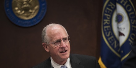 WASHINGTON, DC - MAY 23: Rep. Mike Conaway (R-TX), now leading the House Intelligence investigation after Devin Nunes was forced to recuse himself, arrives for a hearing featuring former Director of the U.S. Central Intelligence Agency (CIA) John Brennan at the House Permanent Select Committee on Intelligence on Capitol Hill, May 23, 2017 in Washington, DC. Brennan is discussing the extent of Russia's meddling in the 2016 U.S. presidential election and possible ties to the campaign of President Donald Trump. (Photo by Drew Angerer/Getty Images)