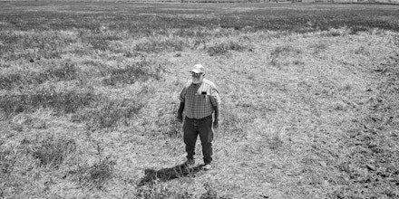 Bob White, a wheat farmer whose family has been farming this land since 1902, stands next to his fields. He believes the hospital should do everything it can to stay open because 7 years ago, when he had a heart attack it was the Wellington hospital that saved his life. While many residents can opt to move to larger towns with hospitals, Bob cannot. 
