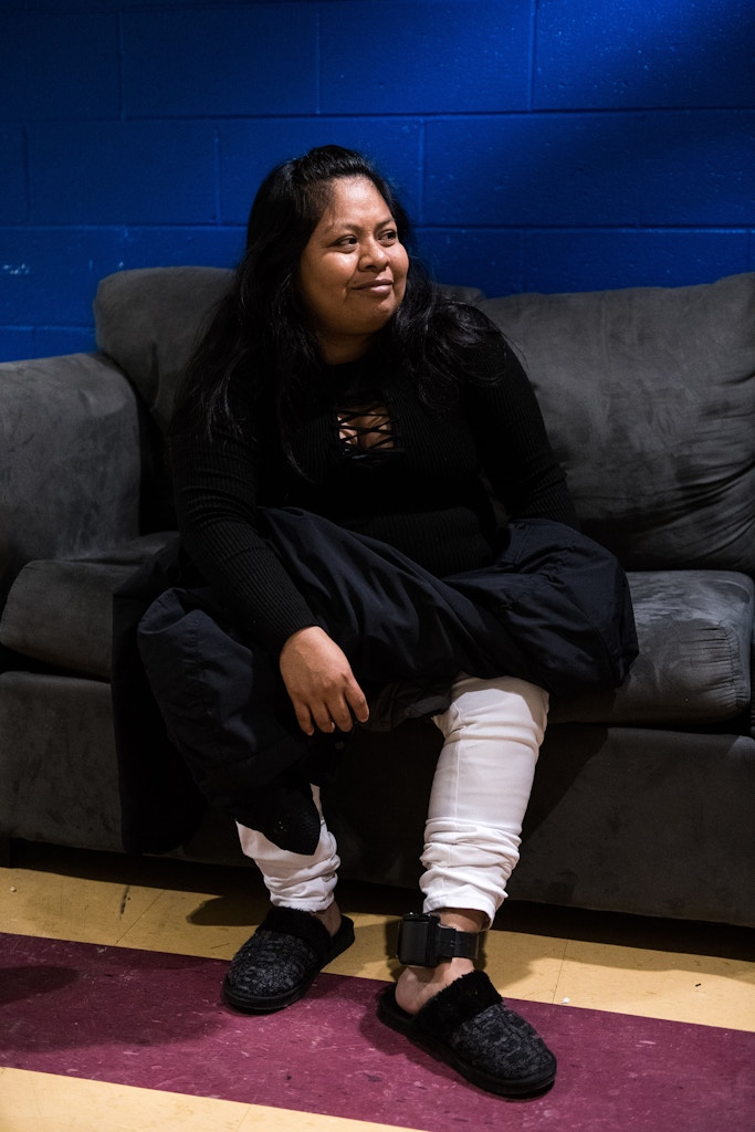 Carmela Hernandez, an undocumented Mexican immigrant who faces a deportation order along with her four children Fidel, 15, Kayri, 13, Joselyn, 11, and Edwin, 11, found temporary sanctuary from immigration officials by moving her family in early December into a small basement room at the historic African-American Church of the Advocate in North Philadelphia, Pennsylvania, December 18, 2017. Charles Mostoller for The Intercept