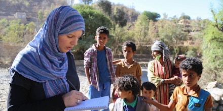 Iona Craig in Yemen on January 18, 2017. 
