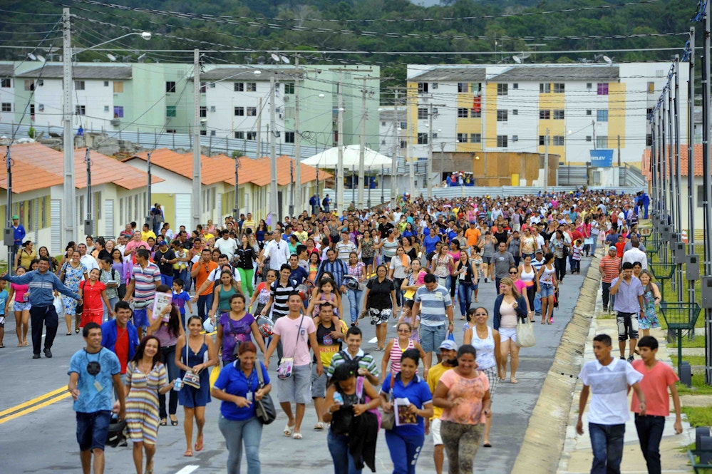 Manaus, AM - 14/02/2014 - Inauguração do Viver Melhor, primeira etapa. (Foto: Alberto César Araújo)