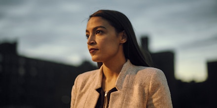 Congressional candidate Alexandria Ocasio-Cortez, poses for a picture in Bronx,  New York, Saturday, April 21, 2018. (Photo: Andres Kudacki)
