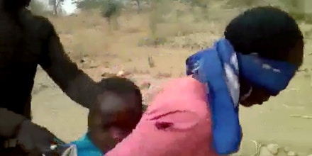 A screenshot from the video in Cameroon.