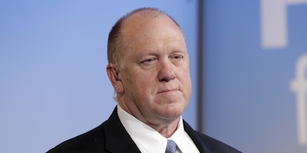 Acting Director of U.S. Immigration and Customs Enforcement Thomas Homan appears on the 