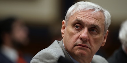 WASHINGTON, DC - MARCH 16:  Ninth Circuit Appeals Court Judge Alex Kozinski looks on during a House Judiciary Committee hearing on March 16, 2017 in Washington, DC. Judges with the Ninth testified before the committee about the restructuring of that court.  (Photo by Justin Sullivan/Getty Images)