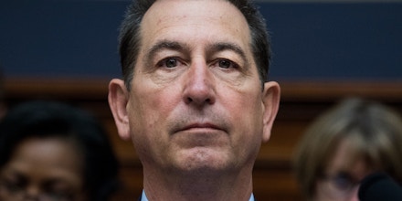 UNITED STATES - JUNE 13: Joseph Otting, Comptroller of the Currency, prepares to testify during a House Financial Services Committee hearing in Rayburn Building titled 