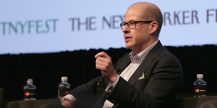 NEW YORK, NY - OCTOBER 08:  Author Max Boot speaks onstage during The New Yorker Festival 2016 - 'President Trump: Life As We May Know It,' featuring Max Boot, Amy Davidson, Roger Stone, and Sean Wilentz in conversation with Evan Osnos at MasterCard Stage at SVA Theatre on October 8, 2016 in New York City.  (Photo by Anna Webber/Getty Images for The New Yorker)