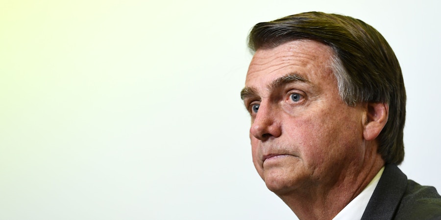 Jair Bolsonaro, presidential candidate for the Social Liberal Party, attends an interview for Correio Brazilianse newspaper in Brasilia on June 6, 2018. - Brazil holds general elections in October. (Photo by EVARISTO SA / AFP)        (Photo credit should read EVARISTO SA/AFP/Getty Images)