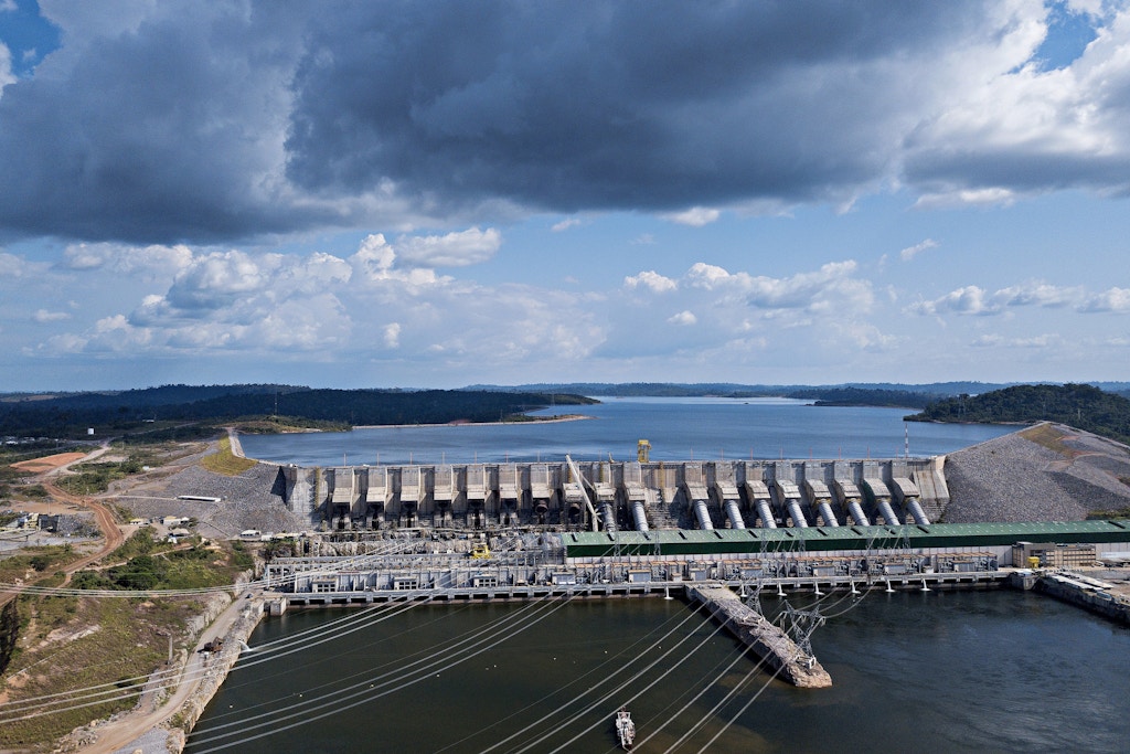Usina hidrelétrica de Belo Monte, no Pará.