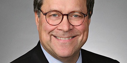 This undated photo provided by Time Warner shows William Barr. President Donald Trump says he will nominate William Barr, former President George H.W. Bush’s attorney general, to serve in the same role. Trump made the announcement while departing the White House for a trip to Missouri Friday.  (Time Warner via AP)