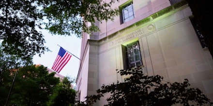 The Department of Justice headquarters in Washington, D.C., on May 14, 2013. 