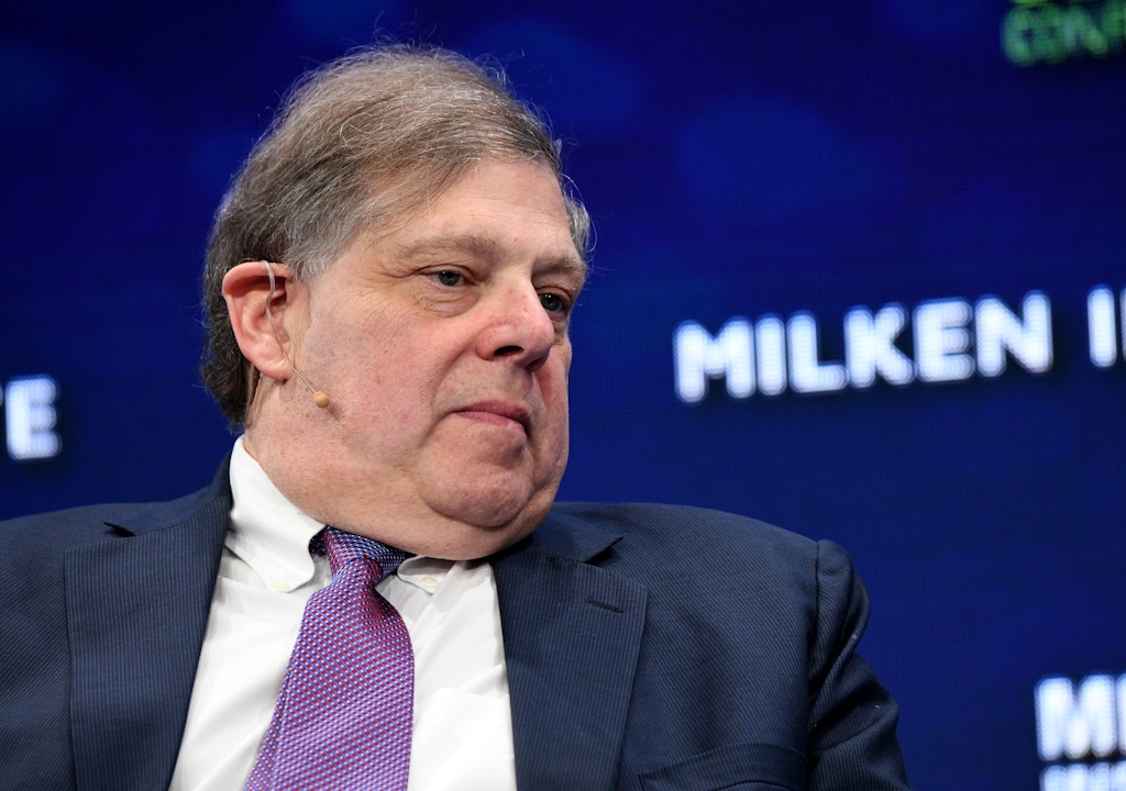 BEVERLY HILLS, CALIFORNIA - APRIL 29: Mark Penn participates in a panel discussion during the annual Milken Institute Global Conference at The Beverly Hilton Hotel  on April 29, 2019 in Beverly Hills, California. (Photo by Michael Kovac/Getty Images)