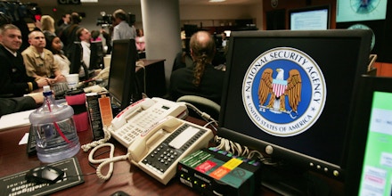 A computer workstation inside the NSA Threat Operations Center in Fort Meade, Md., on Jan. 25, 2006.