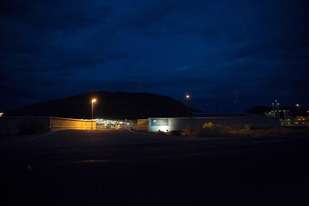 CBP border patrol station where Dr. Warren was held in custody after his arrest.