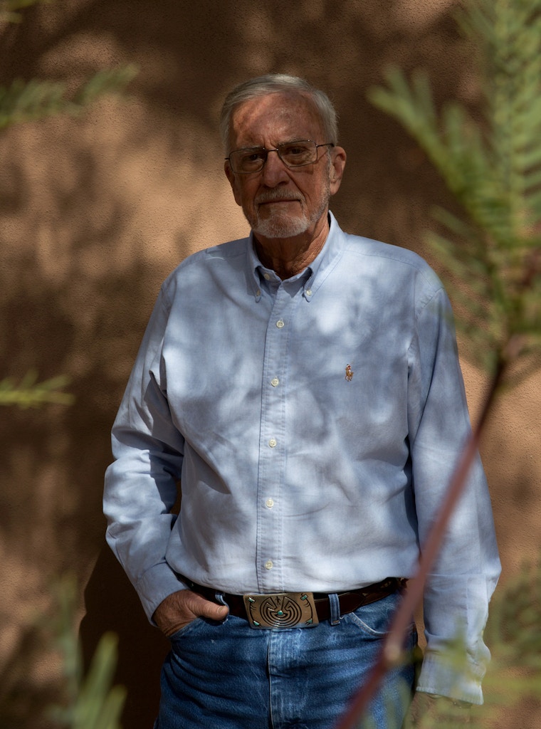 John Fife at Southside Presbyterian Church in Tucson, Arizona. Fife was a co-founder of the original sanctuary movement during the 1980's in Tucson, and was part of the coalition that formed the group No More Deaths.