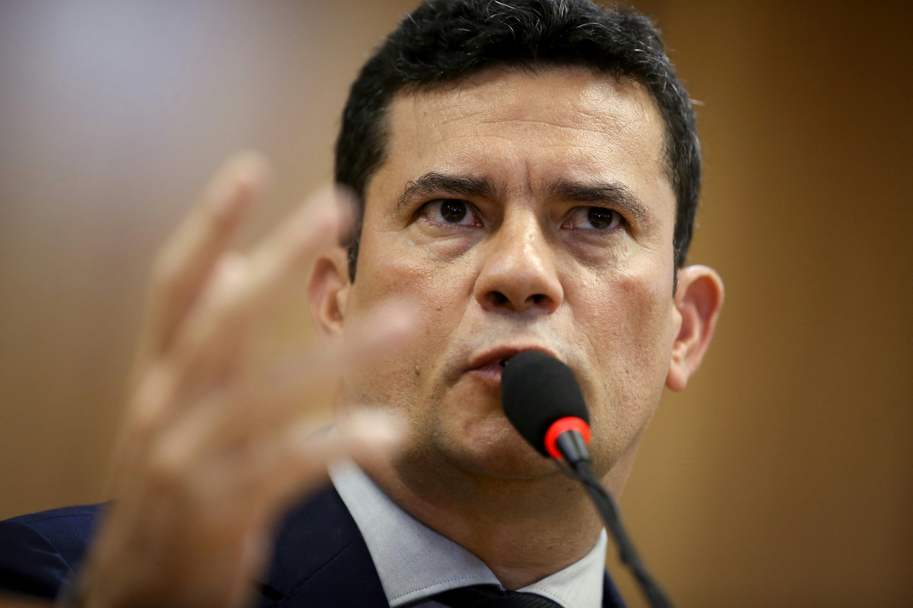 Justice Minister Sergio Moro Presents Anticrime Protect