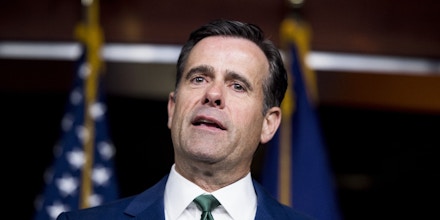 UNITED STATES - MARCH 26: Rep. John Ratcliffe, R-Texas, speaks during the House GOP post-caucus press conference in the Capitol on Tuesday, March 26, 2019. (Photo By Bill Clark/CQ Roll Call via AP Images)