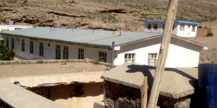 The Tangi Saidan health clinic in Daymirdad District, Wardak Province, photographed in early 2019. The clinic, run by the Swedish Committee for Afghanistan, was the scene of two raids, one in February 2016 and another in July 2019.