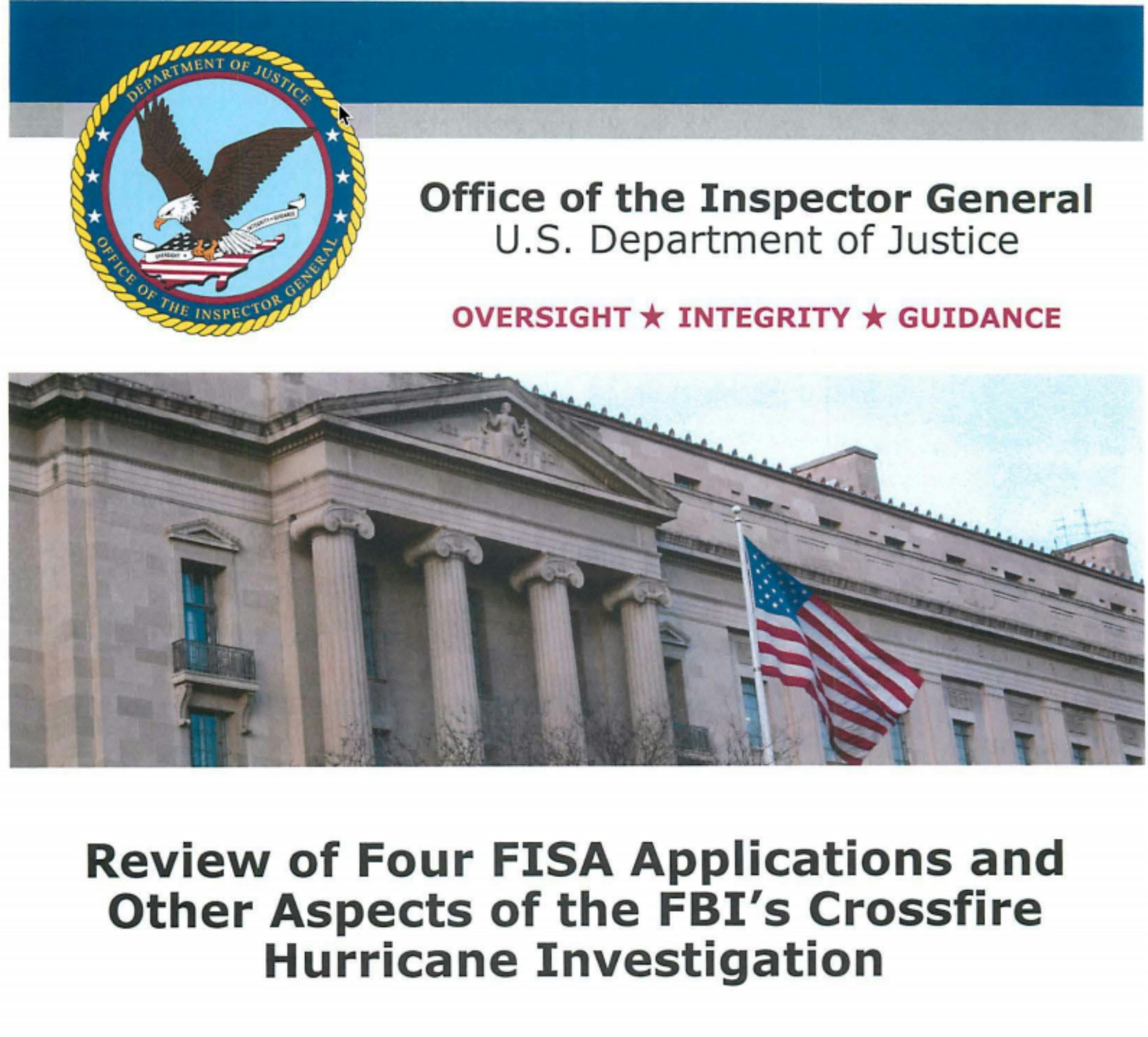 The Inspector General S Report On 2016 Fbi Spying Reveals A