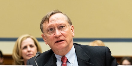 WASHINGTON, UNITED STATES - MARCH 11, 2020: Dr. Robert Kadlec, Assistant Secretary of Health and Human Services, speaka at a House Committee on Oversight and Reform hearing on Coronavirus Preparedness and Response.- PHOTOGRAPH BY Michael Brochstein / Echoes Wire/ Barcroft Studios / Future Publishing (Photo credit should read Michael Brochstein / Echoes Wire/Barcroft Media via Getty Images)