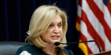 Rep. Carolyn Maloney speaks during a hearing on preparedness for and response to the coronavirus outbreak on Capitol Hill in Washington, D.C., on March 11, 2020. 