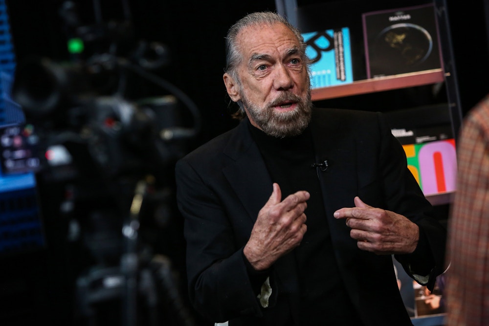 John Paul DeJoria, co-founder of Patron Spirits International AG, speaks during a Bloomberg Television interview in New York, U.S., on Wednesday, Jan. 24, 2018. Dejoria discussed selling Patron to Bacardi and what lies ahead. Photographer: Christopher Goodney/Bloomberg via Getty Images