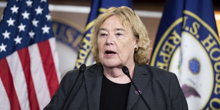 July 1, 2021 - Washington, DC, United States: U.S. Representative Zoe Lofgren (D-CA) speaking at the House Speaker's weekly press conference where she introduced the members of a Select Committee to investigate the January 6th attack on the U.S. Capitol. (Photo by Michael Brochstein/Sipa USA)(Sipa via AP Images)