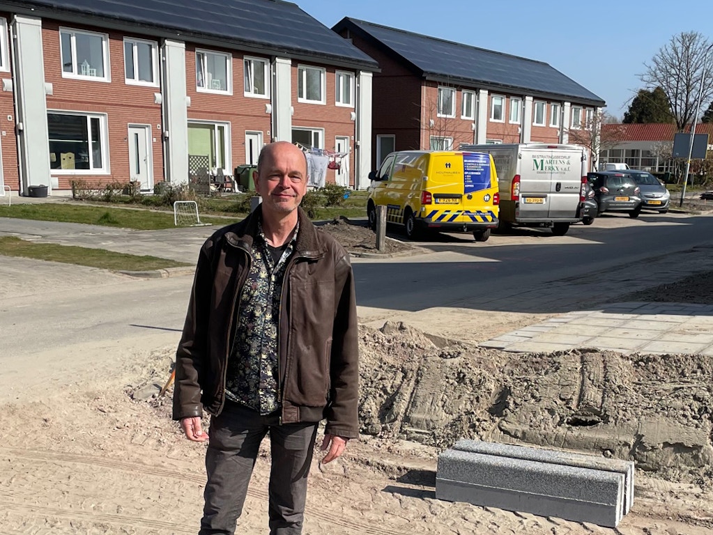Activist Coert Fossen, chair of the Groningen Bodem Beweging, in Loppersum, the epicenter of Groningen’s extraction-induced earthquakes.
