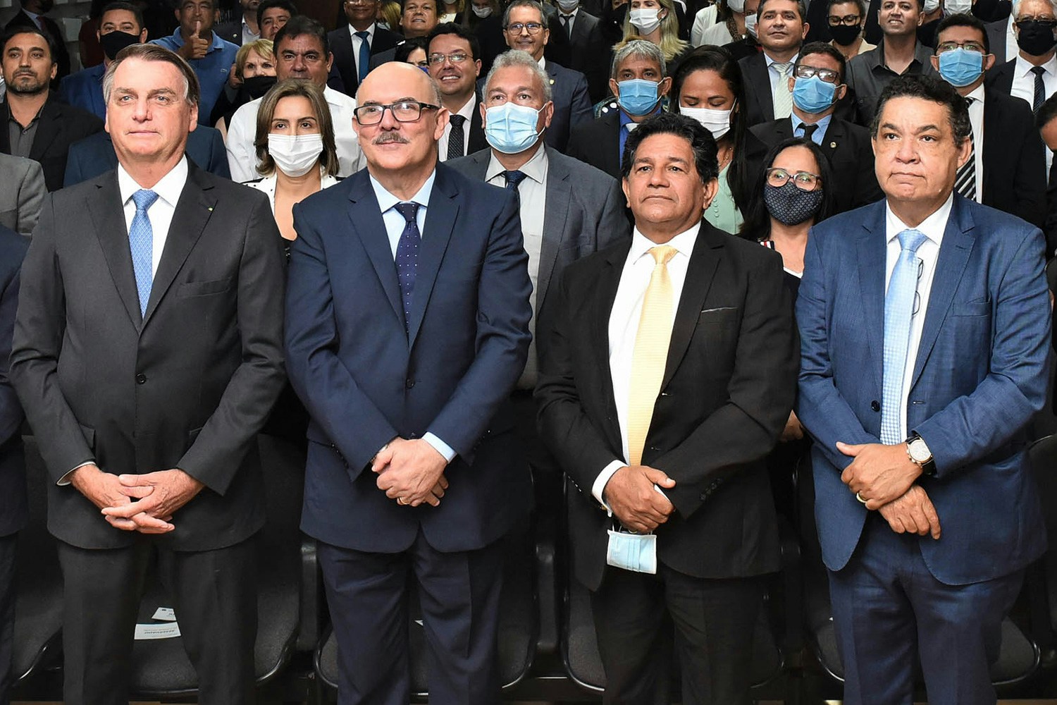 10/02/2021 - Com presença do Presidente Bolsonaro, MEC apresenta ações para 2021 à prefeitos.