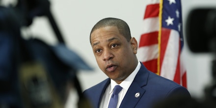 - In this April 3, 2019 file photo, Virginia Lt. Gov. Justin Fairfax addresses the media during a news conference in his office at the Capitol in Richmond, Va. Lawyers for Fairfax sent letters to prosecutors in three states asking them to open a criminal investigation into sexual assault allegations made against Fairfax. In copies of the letter obtained Wednesday, June 12 by news outlets, Fairfax’s lawyers asked district attorney’s offices in Virginia, Massachusetts and North Carolina to investigate 