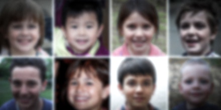 The Intercept used AI-generated images of children’s faces in a search on PimEyes, a facial recognition database. 