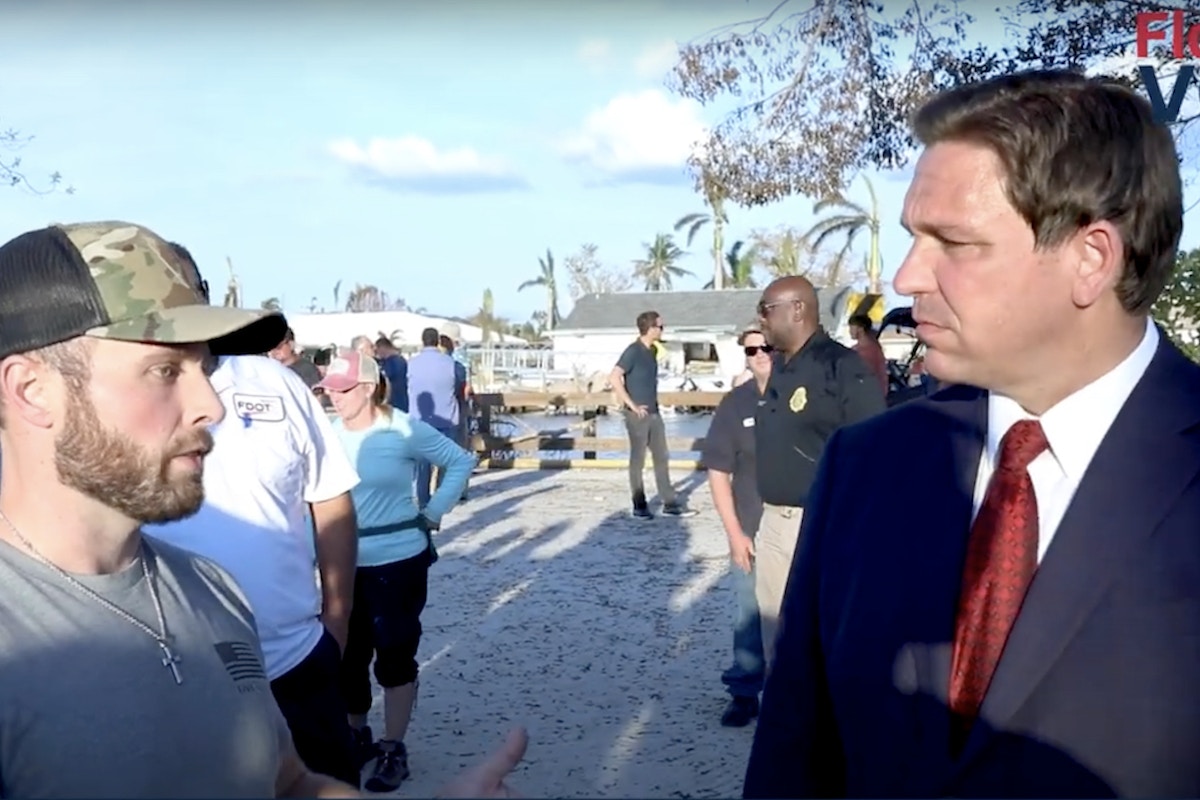 Ron DeSantis Claim That “Regime Media” Wanted Hurricane Ian to Hit Tampa Echoed Fox News Rant