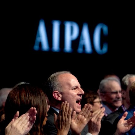 People applauds as Speaker of the House Nancy Pelosi, D-Calif. speaks at the 2019 American Israel Public Affairs Committee (AIPAC) policy conference, at Washington Convention Center, in Washington, Tuesday, March 26, 2019.