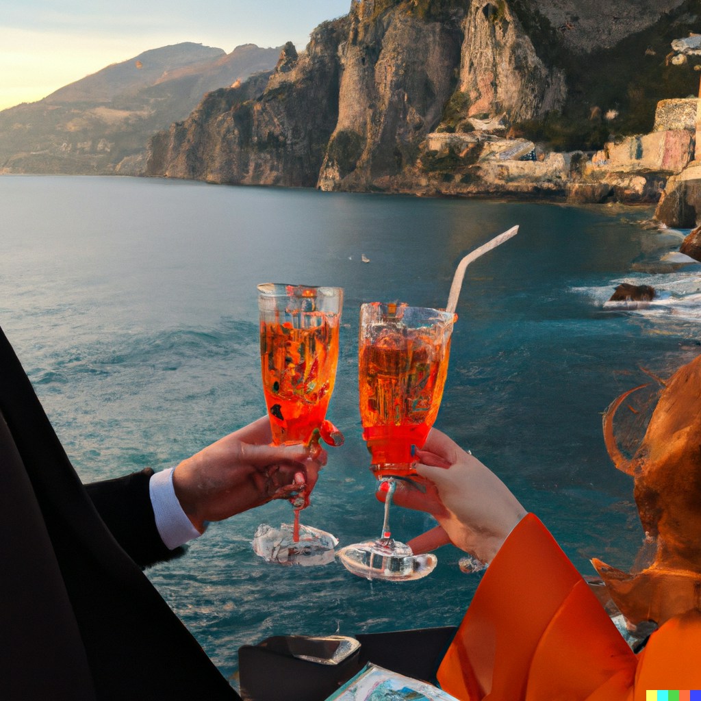 DALL·E-2022-12-22-12.10.29-photo-of-rich-people-drinking-aperol-spritz-on-the-almalfi-coast-during-Christmas-copy