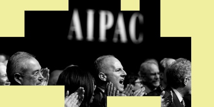 People applaud at the 2019 American Israel Public Affairs Committee conference, at Washington Convention Center, Washington, D.C., on March 26, 2019.